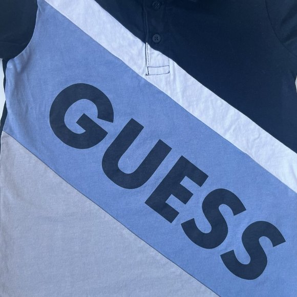 Guess Polo - Boys Dress shirt - 5t boys button up dress shirt - Guess Kids - Picture 3 of 4